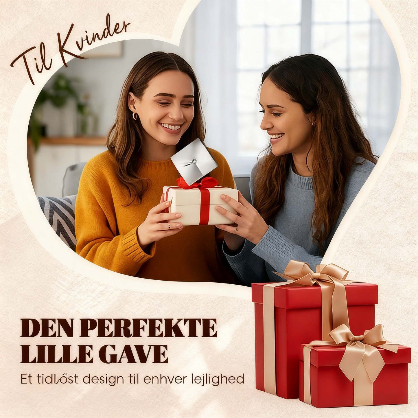 Elegant halskæde med guldblomstervedhæng