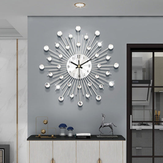 Stijlvolle Strass-Wandklok