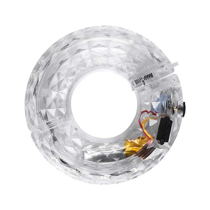 LED wielnaafverlichting voor nachtritten