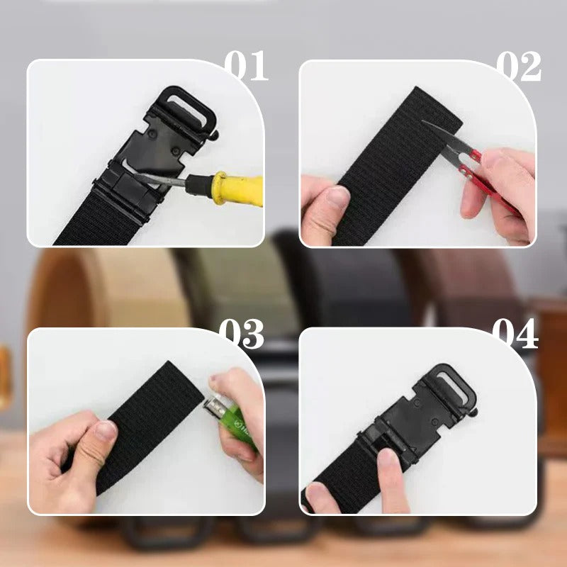 Stærkt taktisk nylonbælte til mænd