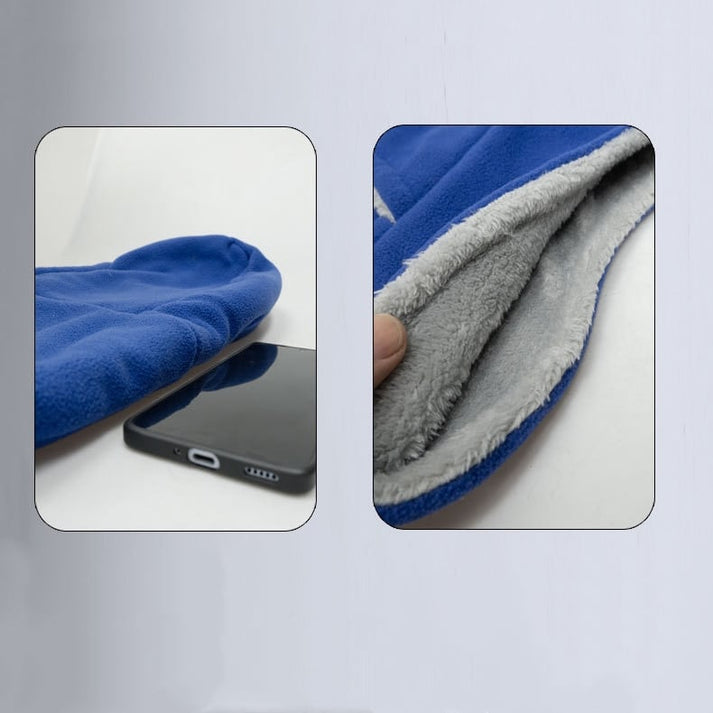 Unisex vinter varm halsmaske ørebeskyttelse hel hue