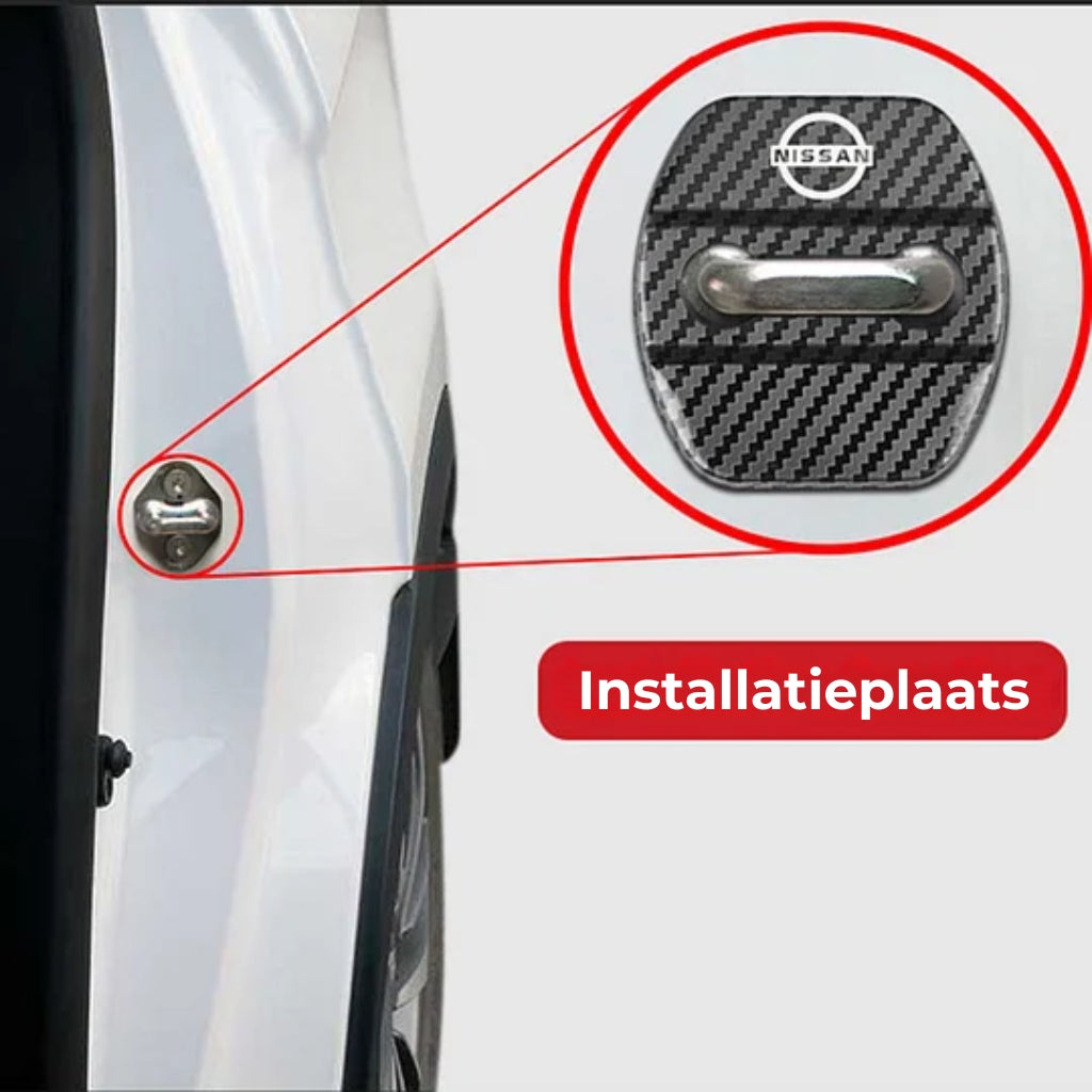 Auto Deurgrendel Metalen Beschermcovers (4 stuks)