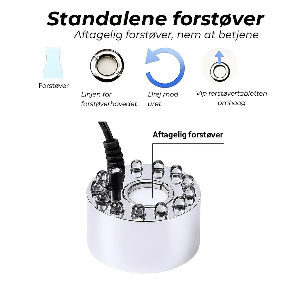 Ultralydsfogger — Indendørs/udendørs landskabspleje