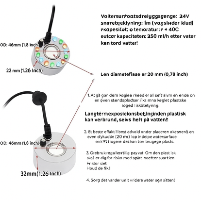 Ultralydsfogger — Indendørs/udendørs landskabspleje