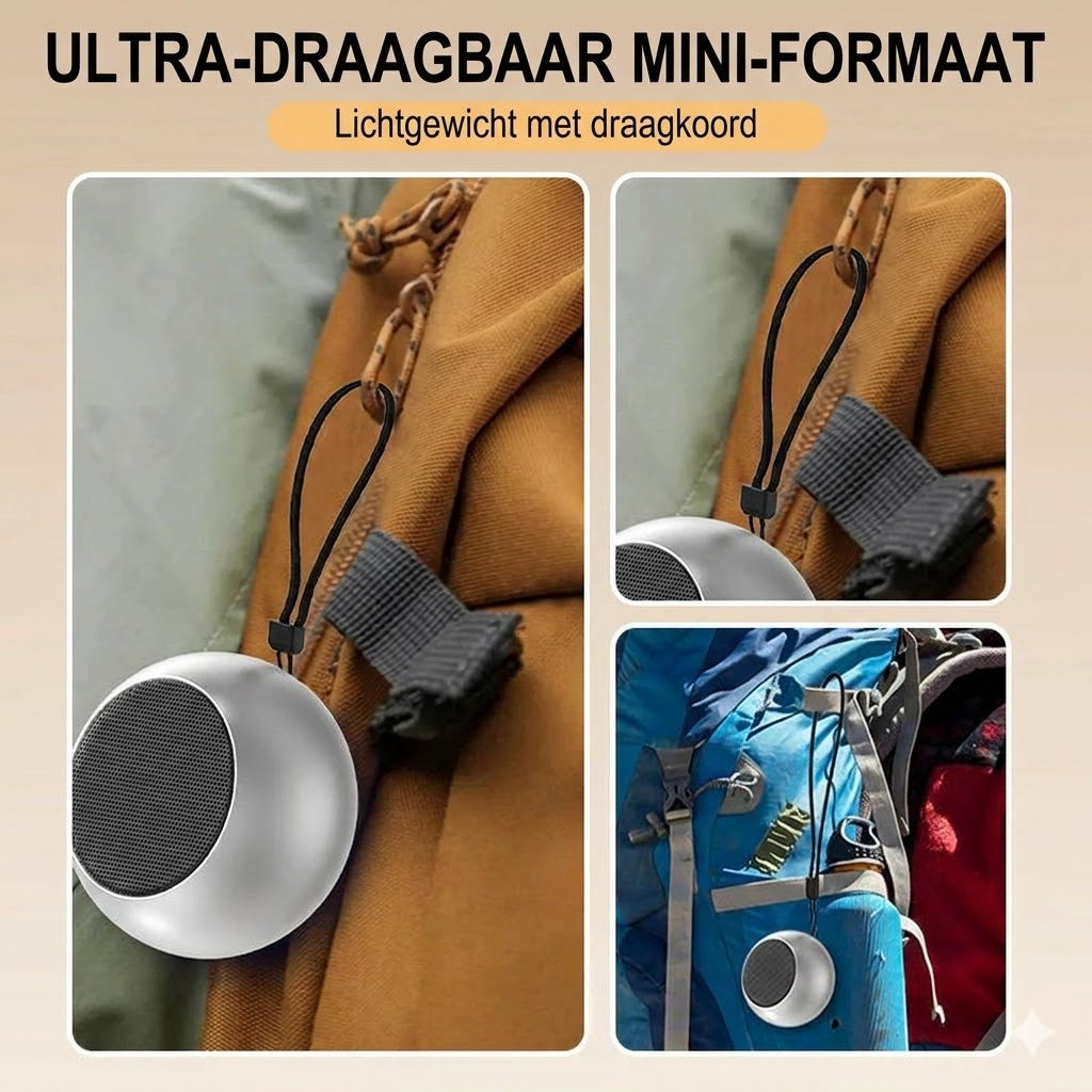 Bluetooth-minispeaker met bas