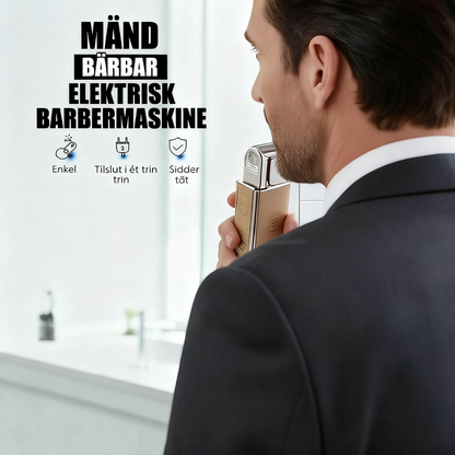 Bærbar elektrisk barbermaskine til mænd