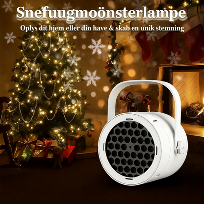 USB juleprojektorlys med 16 mønstre