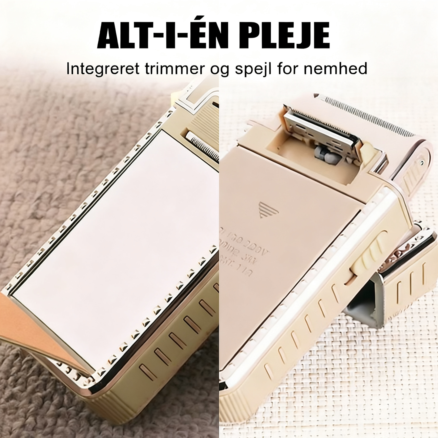 Bærbar elektrisk barbermaskine til mænd