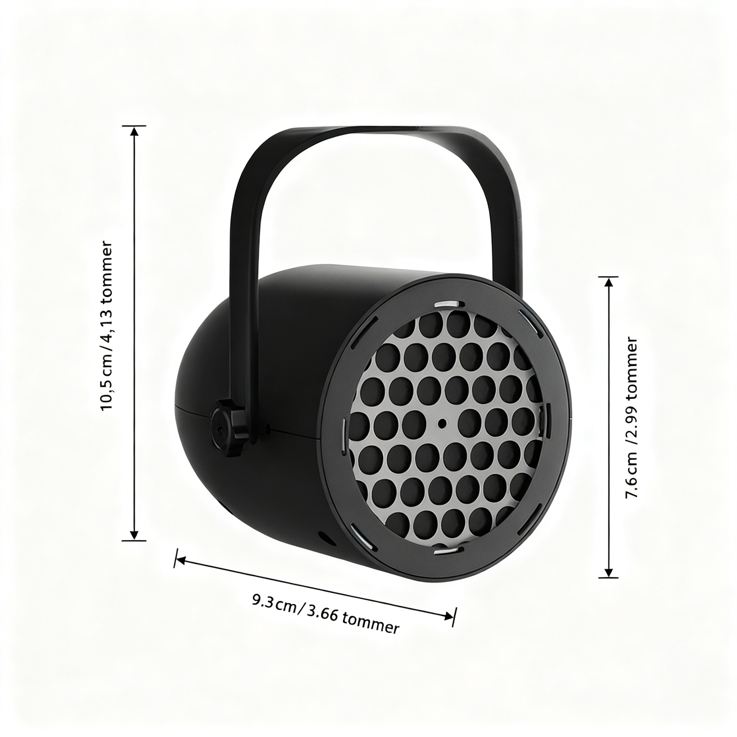USB juleprojektorlys med 16 mønstre