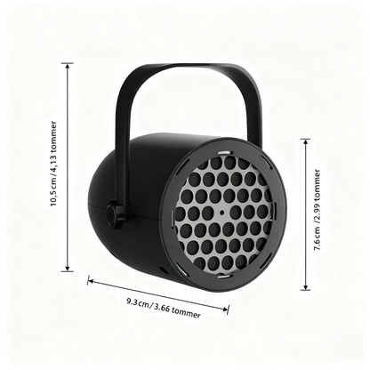 USB juleprojektorlys med 16 mønstre